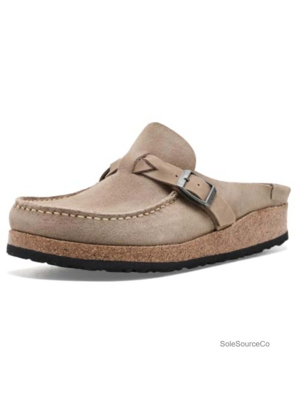 Buckley Suede Clog Mocc Buckle Mules & Clogs